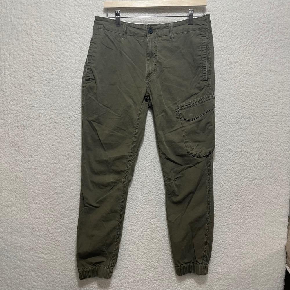 Timberland‎ Mens Relaxed Tapered Cargo Pants Olive Green W31 L32